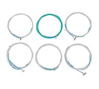 GARVALON 6pcs Guzheng Strings Replacement Set with Nylon and Steel Wire for Traditional Chinese Guzheng Musical Instrument Accessories for Folk Stringed Instruments and Maintenance