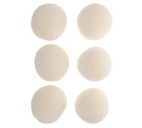 GARVALON 6pcs Laundry Balls for Tumble Dryer Wool Static Wrinkle Preventer Hair Remover Lint for Washing Machine