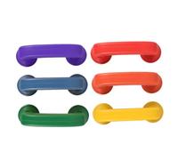 GARVALON 6Pcs Plastic Reading Phones for Whispering Feedback for Classroom Speech Therapy and Washable Enhances Learning and