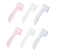 GARVALON 6pcs Soft Toothbrush Head Covers Portable Travel Caps for Outdoor Home Office Use Dustproof Protector Cases for Electric Toothbrush Heads