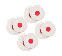 GARVALON 8Pcs Thickened Microfiber Targets for Shooting Practice Small Training Pads Competition Game Tool for Accuracy Improvement and Portable Use