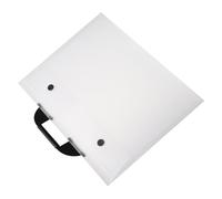 GARVALON A3 Portfolio Waterproof Plastic Handheld Artwork Bag Folder for Artworks and Rough Sketches, Dirt-Resistant Design Carrier Folder Suitable for Office Use