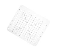 GARVALON Acrylic Patchwork Quilting Square Ruler for Precise Sewing Cutting and Crafting Quilting Tool for Clothing Design and DIY Projects