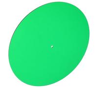 GARVALON Acrylic Turntable Slipmat for Vinyl Record Players Green Anti-static Anti-vibration Dampening Mat Noise Reduction Turntable Platter Cover