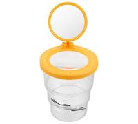 GARVALON Adjustable Insect Observation Cup with Magnifying Glass for Portable Medium-sized Bug Viewer Box for Outdoor Nature Exploration Science for Collecting and Studying Insects and