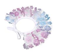 GARVALON Adjustable Lace Pet Collar with Adorable Flower Bow Design Wear-resistant Puppy Necklace for Dogs and Cats Bright Scarf for Outdoor Walks Parties and Photo Props