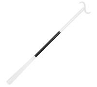 GARVALON Adjustable Long Handle Shoe Horn and Sock Assistance Device for Seniors and Pregnant Women Plastic Dressing Stick for Easy Shoe and Sock Removal Without Bending