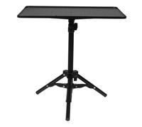 GARVALON Adjustable Projector Tripod Stand with Tray Compact Stable Laptop Floor Riser for Outdoor and Desktop Use Easy Assembly Space-Saving Holder for Bedside Table and Office