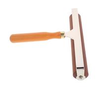 GARVALON Anti-Skid Rubber Roller with Wood Handle for Printmaking Ink Distribution Stamping and Multi-Surface Crafting Modeling Tool for Artists and Woodworkers