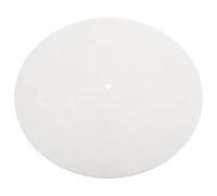 GARVALON Anti-Static Vinyl Record Pad Felt Slipmat Beige Turntable Platter Mat Lightweight Phonograph Accessory Enhancing Playback Stability for Personal and Professional Settings