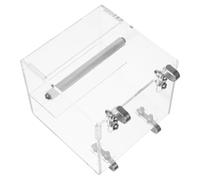 GARVALON Automatic Acrylic Bird Feeding Bowl Small Clean Parrot Water Dish Cage Accessory for Small Birds