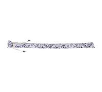 GARVALON Bamboo Flute Storage Bag Portable Recorder Flute Case Decorative Print Cotton Fabric Exterior and Fleece Lining for Music Practice and Travel