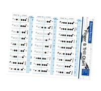GARVALON Bass Recorder Finger Chart for Beginners Clarinet Diagram Flute Chord Practice Recorder Music Teaching Tool for Students and Teachers