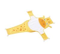 GARVALON Bath Seat with Slip Breathable Mesh Support Mat for Newborns Portable Lightweight Bather with Cute Cartoon Design for Safe Bathing