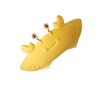 GARVALON Bath Visor with Brim Ear Protector Caps for Cartoon Crab Design Hair Washing Shield Multi-Function Shampoo Hat for Eye and Ear Protection