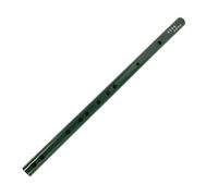 GARVALON Beginner Bamboo Flute Dizi Traditional Instrument D Key Green Ancient Style for Hanfu Photography Cultural Events Portable Lightweight with Melodious Sound