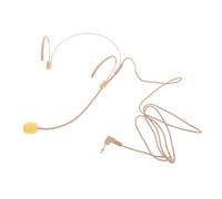 GARVALON Beige Headset Microphone for Speaking, Headworn Style