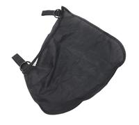 GARVALON Black Baby Stroller Hanging Storage Bag with Anti-Slip Oxford Cloth Material, Lightweight Diaper Storage Pouch Organiser for Outdoor Use with Baby Products