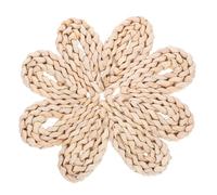 GARVALON Bohemian Style Woven Wall Basket Decor Ethnic Hanging Ornament for for Living Room Bedroom Kitchen and Nursery
