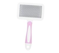 GARVALON Carders Hand Brush with Wooden Handle Dual Purpose Needle Felting and Pet Grooming Tool for Cats Dogs Long Short Hair Removing Excess Without Tangling Portable Craft Felt Project