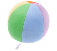 GARVALON Chewable Plush Stuffed Dog Ball with Squeaky Sound Soft Interactive Pet for All Ages and Reusable for Training and Anxiety Relief