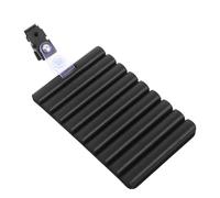 GARVALON Clip-On Rippled EVA Foam Fly Patch with Hook and Loop for Fly Fishing Vest Ripple Texture Tying Sheet for Lure Storage and Tackle Organization in Outdoor Fishing