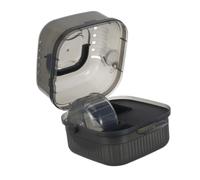 GARVALON Compact Dual-layer Small Animal Carrier for Hamsters Ferrets Rats Abs Sturdy Pet Transport Cage with Strong Airflow and Luggage-style Handle for Secure Travel and Everyday Use