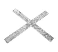 GARVALON Copper Zodiac Animal Calligraphy Paperweight Pair - Metal Calligraphy Ruler Straightedge for Chinese Brush Painting Supplies on Xuan Paper, Chinese Writing Desk Accessory