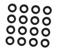 GARVALON Cotton Valve Cushions for Practice and Performances Trumpet 30pcs Felt Pads Black and Optimizing Valve Response and Improving Playing Comfort for Tenor Trumpet