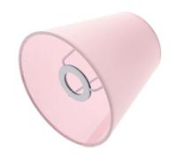 GARVALON Decorative Lamp Shade Pink Small Table Light Cover Fabric Material Metal Frame Suitable for Pendant Light for Home Decor Embellishing