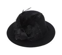 GARVALON Delicate Wear-resistant Pet Hat for Dogs and Cats Lightweight European Style Bowler Cap Decorative Puppy and Kitten Accessory for Photography Parties and Holidays