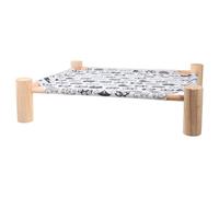 GARVALON Detachable Elevated Cat Bed Breathable Wear-resist Cat Hammock Indoor Pet Sleeping Bed Four Seasons Washable