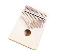 GARVALON Diy 17-note Wooden Thumb Piano Kalimba Musical Instrument with Blank Painting Surface for Adults and Boys and Girls Finger Piano Craft Set