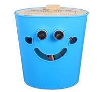 GARVALON DIY Smart Trash Can Kit Intelligent Sensor, Automatic Open Close Function, Blue Touchless Bathroom Garbage Can Assembly Set for STEM Science Projects and Creative Inventions