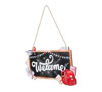 GARVALON Door Signage during The Back-to-school Season Kindergarten Classroom Decoration Back to School Door Decor to Sign Pencil Decor Welcome Sign Poplar