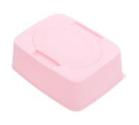 GARVALON Dustproof Wipes Storage Box with Flip Lid Refillable Portable Wet Tissue Dispenser for Nursery Bathroom Travel Keeps Wipes Moist and Clean Lightweight Compact Design