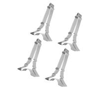 GARVALON Eiffel Tower for Home and Professional Cake Shop Baking 4pcs Cookie Cutters Molds Stainless Steel Easy Demoulding and Easy to Clean Fruit and Vegetable Cutters