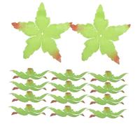 GARVALON Fabric Sepals Realistic and Vivid Green 60pcs Artificial Flowers Silk Hydrangea Artificial Flower Sepals for DIY Supplies and Floral Arranging Crafts
