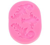 GARVALON Flexible Silicone Fondant Mold for DIY Chocolate and Candy Making Vintage Relief Design for Cake Decorating Safe Lightweight and Easy to Clean for Home Baking and Festive Gifts
