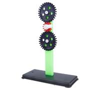 GARVALON Gear Assembly Experimental Equipment with Bracket Toothed Wheels Physics Teaching Kit for Classroom Science and Mechanics Practical Training Random Color