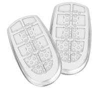 GARVALON Gel Heel Pads for High Heels Women Transparent Anti-Slip Foot Cushions with Adhesive Backing Lightweight Invisible Inserts for Blister Protection and Shock Absorption in Sports