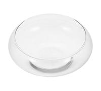 GARVALON Glass Fish Tank Bowl with Spacious Design and Viewing, Elegant Glass Aquarium Suitable for Fish and Plants, for Office Or Wedding Event Decoration