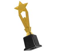 GARVALON Gold Star Trophy Award Gold Plastic Star Trophy for Sports Competitions Youth Football and Basketball Prizes for School Events Party Decorations and Teacher Awards