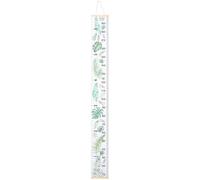 GARVALON Growth Chart Wall Hanging Canvas Movable Height Ruler, Nursery Wall Decor for Boys and, Height Measurement for ’ Room Decoration