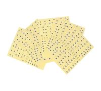 GARVALON Guitar Fretboard Sticker Guitar Stickers 7 Pcs Adhesive Decals for Beginners Helps Master the Fretboard Easy to Disassemble