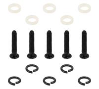 GARVALON Guitar Tuner Screw Washers Replacement Set for Acoustic Electric Guitar Tuning Peg Screws Metal Washers for Portable Tuner Spacer
