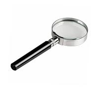 GARVALON Handheld Magnifying Glass Magnifier for Seniors Portable Loupe with Comfortable Grip for Reading Hobbies and Exploring Details for Those with Poor