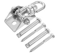 GARVALON Heavy Duty Stainless Steel Ceiling Anchor Swing Hanger with Bolts for Hammock Chairs Swings and Hanging Seats Easy Installation Suspension Hardware for Indoor and Outdoor Use