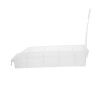 GARVALON Infusion Storage Box with Dividers Medical Organizer for Hospital and Clinic Supplies Lightweight Compartments for Medication and Liquid Storage