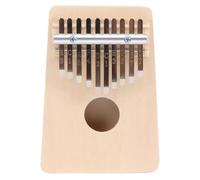 GARVALON Kalimba Thumb Piano 10-Note Wooden Finger Piano Portable Small Music Instrument for Beginners DIY Creative Handheld Mbira Suitable for Travel and Practice